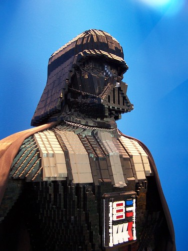 Darth Vader made with legos