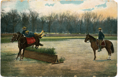 Postcard: Cavalry Training