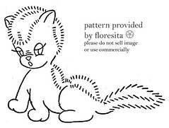 Mailorder 86 - weird squirrel-cat-skunk pattern