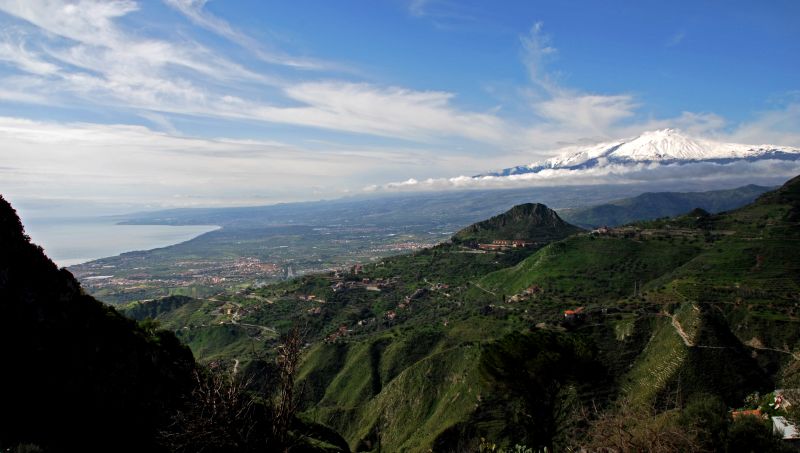 Taormina and Mt Etna
