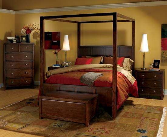 Canopy Bed, Modern Bedroom Furniture, modern interior design, home decor, home decoration, modern interior