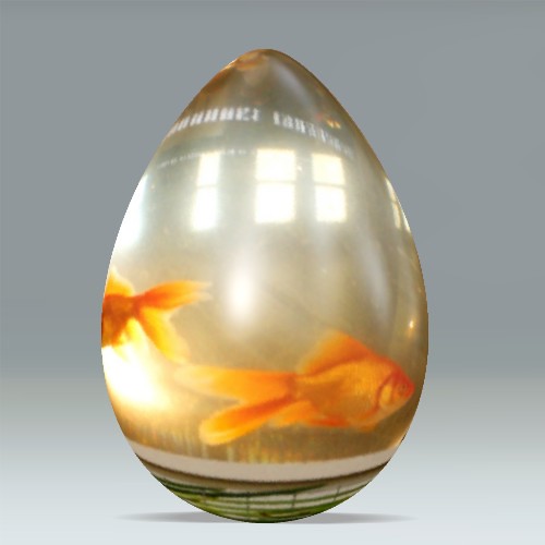 Gold Fish Easter Egg