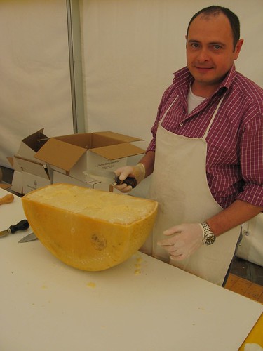 Big chunk of parmisan cheese, Mantova, Italy