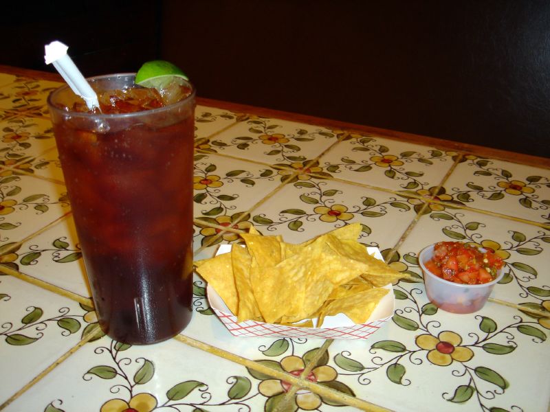 Chips and Iced Tea