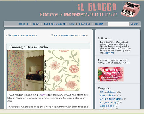 il bloggo design in January 2006