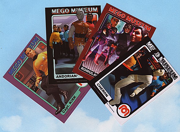 Mego Museum cards