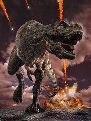 T. rex and meteor impact