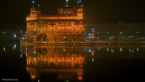 golden temple amritsar at night. Golden Temple, Amritsar: Night
