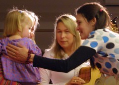 The Nields following a performance in Amherst, MA.