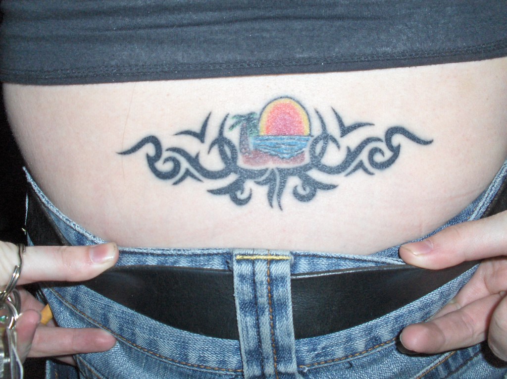 lower back tattoo picture