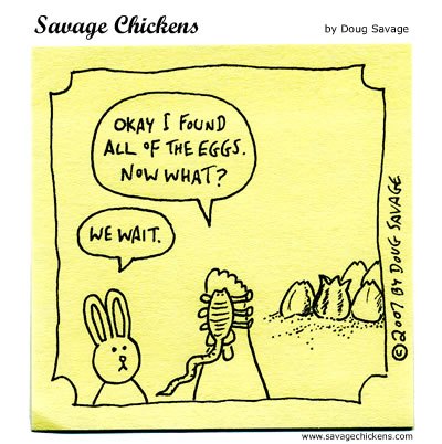 chicken egg hunt