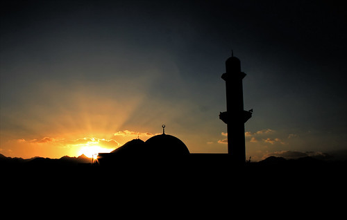 Sunset Mosque by Pedro Loza.