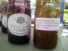 Willow Creek Orchards preserves. Good