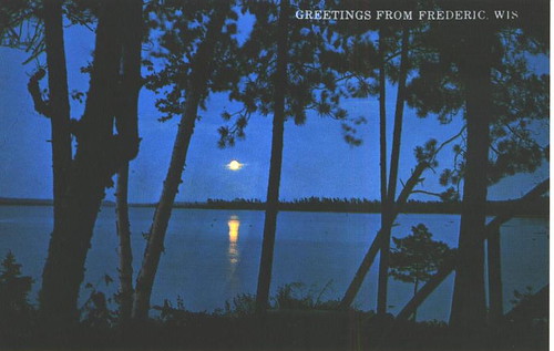 Wisconsin - Sets Moonlit Lake B