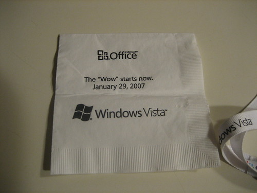 Servilleta de Windows Vista