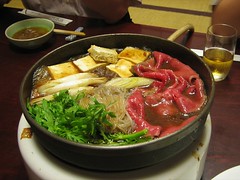 Sukiyaki. Photo by Mari.