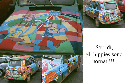 hippie car by acrebel