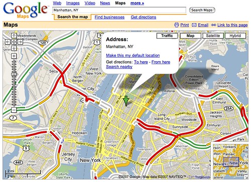 google maps icon. traffic from Google Maps: