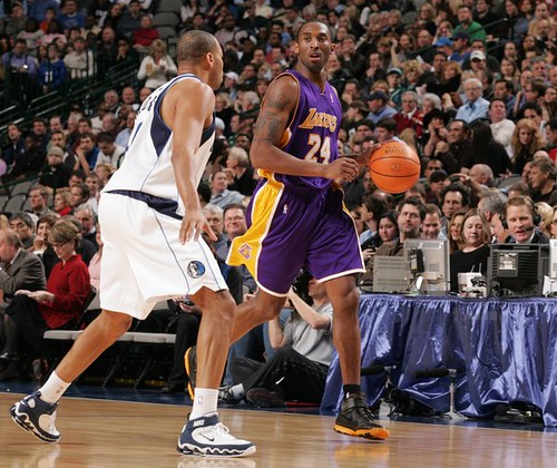 Kobe Bryant of the Los Angeles Lakers.  Image provided by MEMPHISOS on Flickr.com