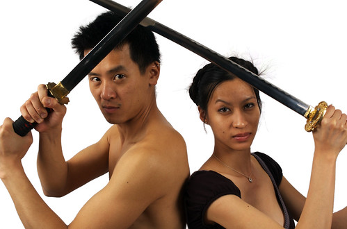 asians with swords! por miss karen