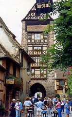 John at Riquewihr, Alsace 1987