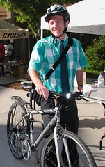 Ben Ready bikes to work in Longmont, Colorado