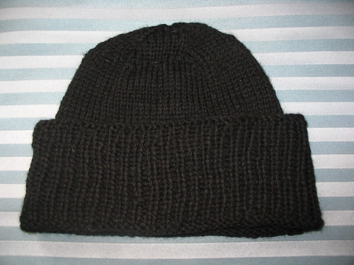 plain black hat