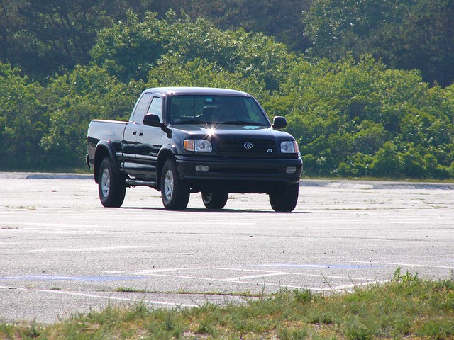 toyota tundra black 2002 pickuptruck truck theballs