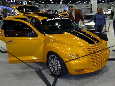 This PT Cruiser thinks it is Bumblebee from Transformers