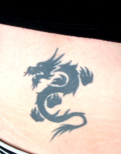 Black Dragon tatto pictures 