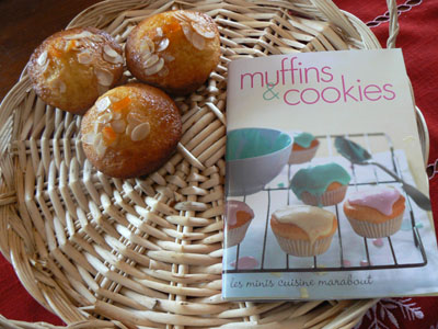muffin vus de haut + livre