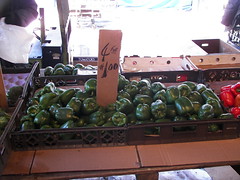 Green peppers 4/$1 at the Italian Market