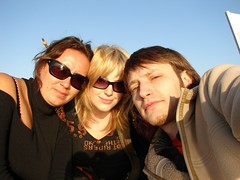 Me, Pasha and Olya - Tel Aviv Drums Beach