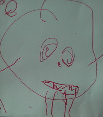My son, monster artist