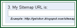 Type in your sitemap URL