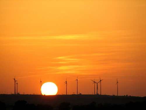 wind turbines, Thar Desert, Rajasthan
