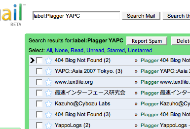 YAPC by plagger