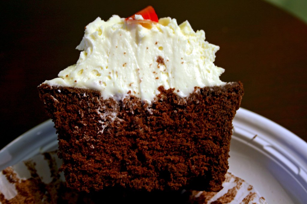 Chocolate Cupcake; innards