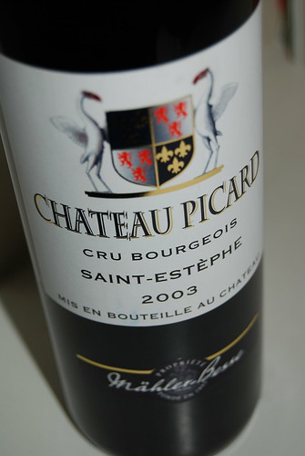 Chateau Picard 2003 (Saint-Estephe