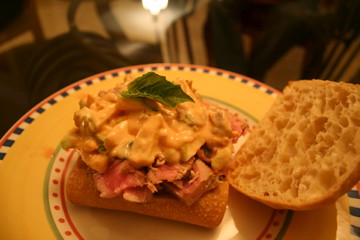 fancy shmancy tuna sandwich