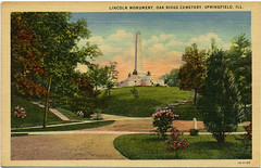 Postcard: Lincoln Monument, Oak Ridge Cemetery, Springfield, ILL
