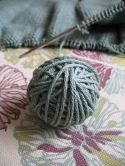 Knitting with Cotton Fleece