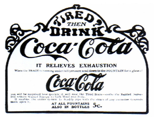 早期的可口可樂含有古柯鹼