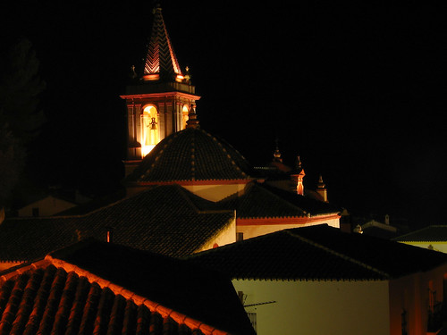 Nighttime in the village