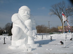 Winterlude snow sculpture (PEI)
