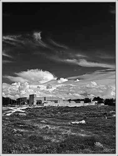 Clouds Rising BW