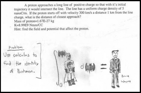 Funny/Silly/Stupid Answer to Exam/Test Question