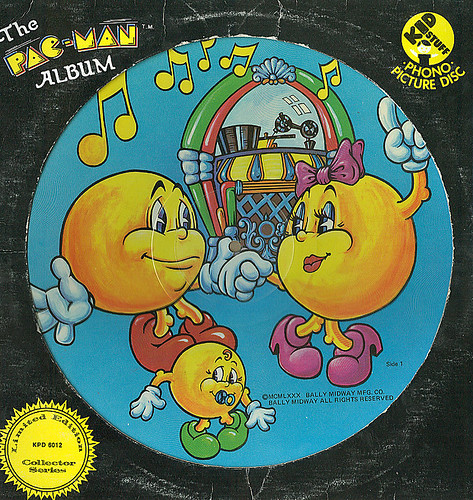 The Pac-Man Album 'limited edition'- Pic Disc (( 1980 - 1982?! )) :: Sleeve i