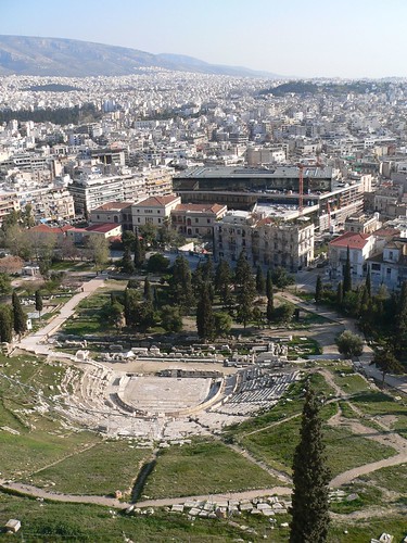 Dionysosteatret og det nye Akropolismuseum