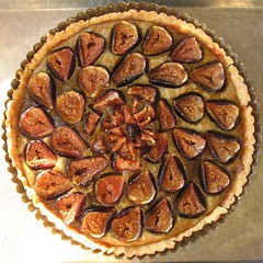 Fresh Fig and Pistachio Frangipane Tart - Baked